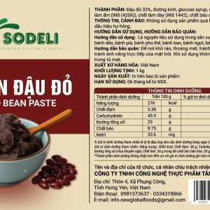 Nhân bánh trung thu đậu đỏ