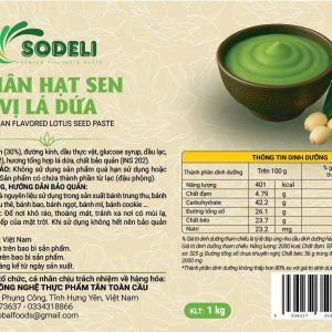 Nhân hạt sen vị lá dứa