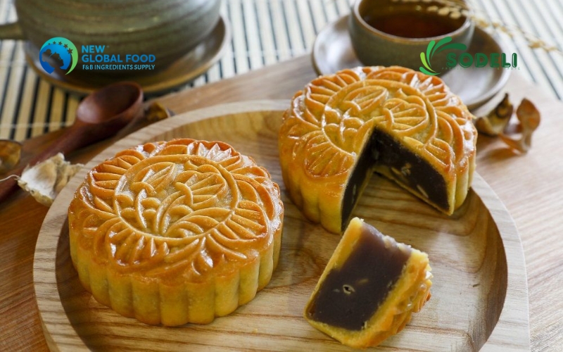 Nhân khoai môn và khoai lang tím