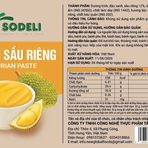 Nhân sầu riêng cao cấp