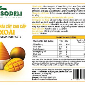 Nhân trái cây cao cấp xoài