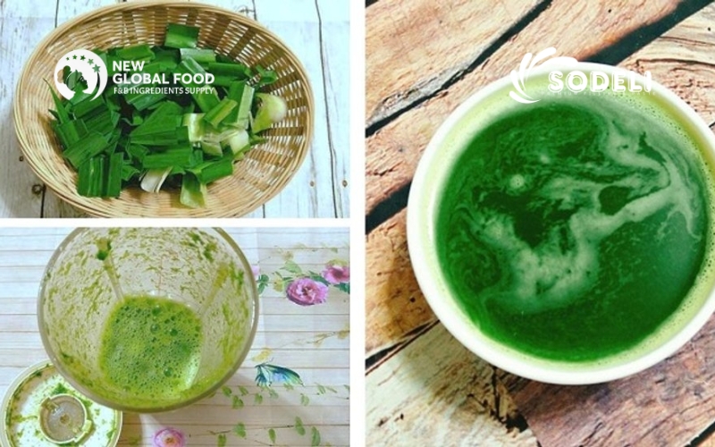 Làm nước cốt lá dứa Làm nước cốt lá dứa
