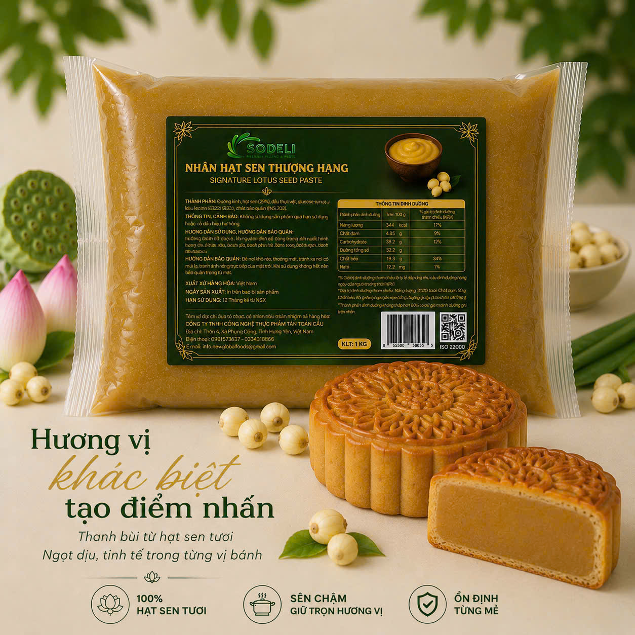 Nhan hat sen thuong hang