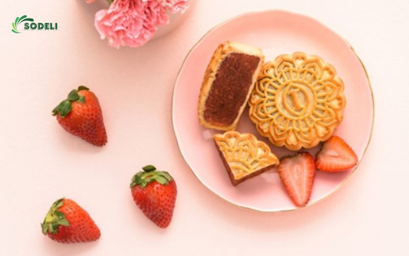Ứng dụng nhân bánh trung thu dâu tây Ứng dụng nhân bánh trung thu dâu tây