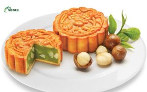nhân bánh trung thu hạt sen trà xanh