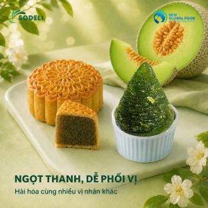 Nhân bánh trung thu trái cây hương vị dưa lưới 2