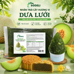 Nhân bánh trung thu trái cây hương vị dưa lưới