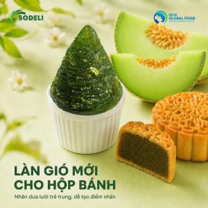 Nhân bánh trung thu trái cây hương vị dưa lưới 4