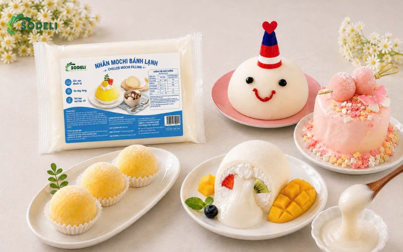 Đặc điểm nổi bật của nhân bánh trung thu mochi bánh lạnh Đặc điểm nổi bật của nhân bánh trung thu mochi bánh lạnh