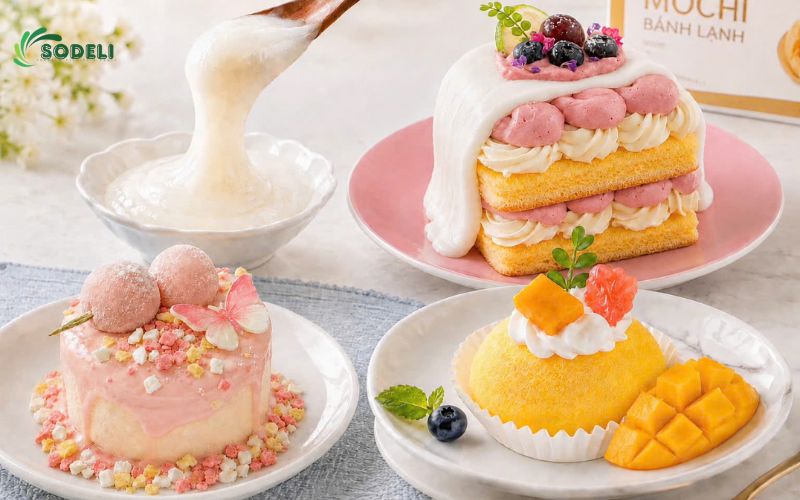 Thành phần tạo nên nhân bánh trung thu mochi bánh lạnh Thành phần tạo nên nhân bánh trung thu mochi bánh lạnh