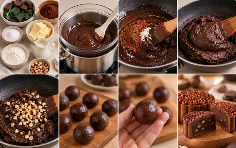 Cách Làm Nhân Chocolate Bánh Trung Thu Thơm Ngon Cách Làm Nhân Chocolate Bánh Trung Thu Thơm Ngon