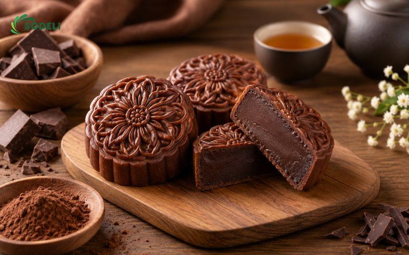 nhân chocolate bánh trung thu
