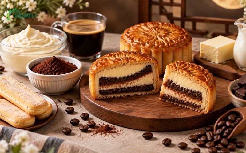Cách làm nhân tiramisu bánh trung thu tại nhà Cách làm nhân tiramisu bánh trung thu tại nhà