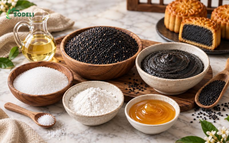 Giá trị dinh dưỡng của nhân mè đen bánh trung thu Giá trị dinh dưỡng của nhân mè đen bánh trung thu