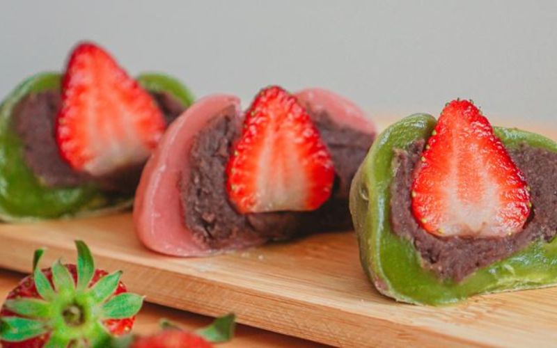 Bánh Mochi dẻo lạnh nhân hạt sen